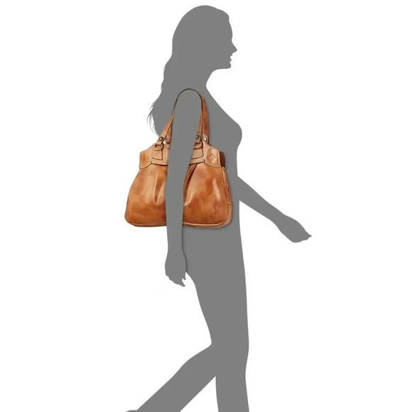 Patricia Nash Napoli Hunter Green Leather Purse - Picture 12 of 12